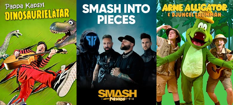 Arne Alligator /Pappa Kapsyl /Smash Into Pieces – Solliden Sessions